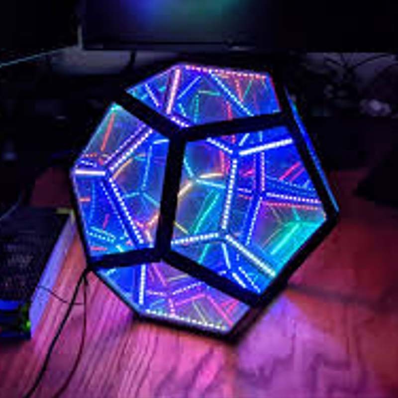 360 3D Infinity Mirror Light, Remote Control LED