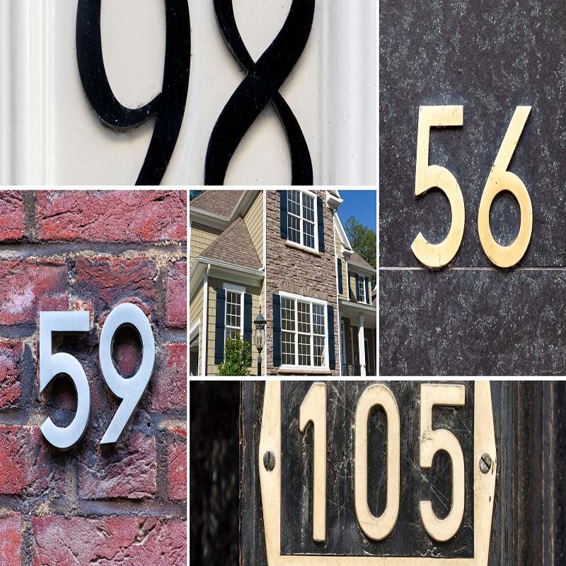 House Address Sign, House Address Plaque, Indoor/Outdoor Use