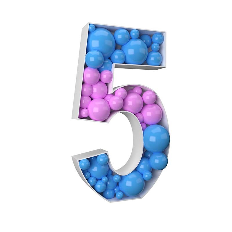 Wedding Party 3D Balloon 1-0 A-Z Stand Mosaic Marquee Letter Number Birthday Party Letter