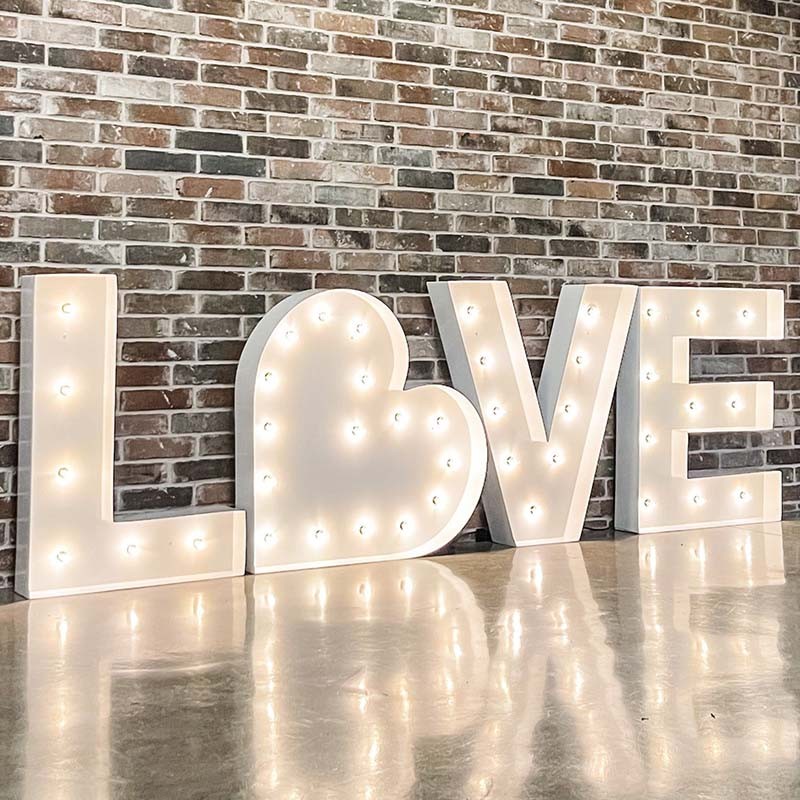 Wholesale love letters giant love letter manufacturer 4ft marquee letters for wedding decor