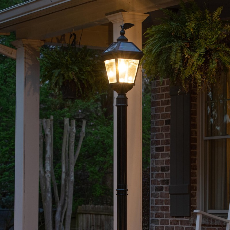 Garden Column Lights Outdoor Lantern Pillar Post Light Landscape Lighting Deck Square Fence Patio Lamp fixture