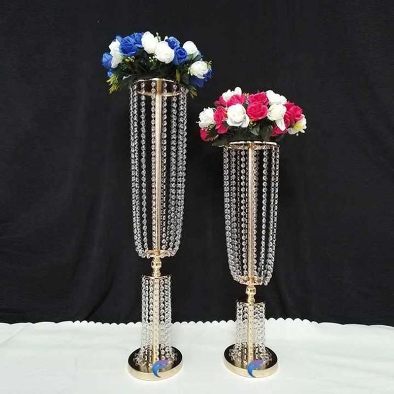 Wedding centerpieces flower ball stand vase gold table centerpieces for wedding decoration