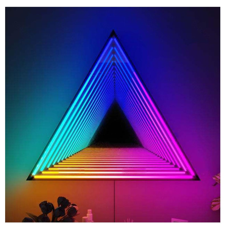 3D Octagon Infinity Mirror Light  Infinity Mirror Light, Remote Control LED