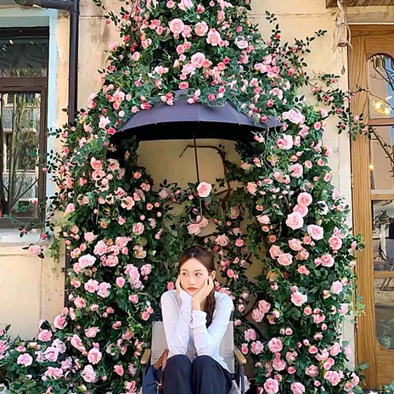 hot popular Classic White 3D Silk Artificial Flower Wall for Wedding Centerpieces & Table Decorations for Party Occasions