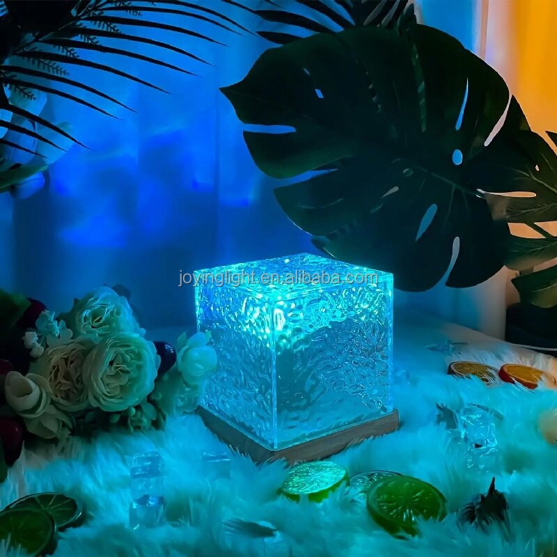 Square water ripple atmosphere light night light Bedroom Christmas lights