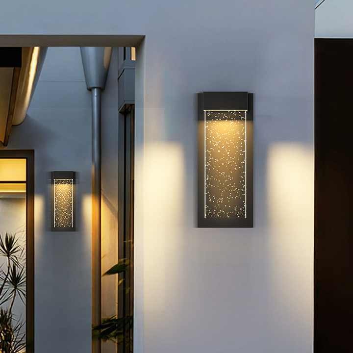 Contemporary Dimmable LED Wall Light Wireless Crystal Glass Wall Sconce
