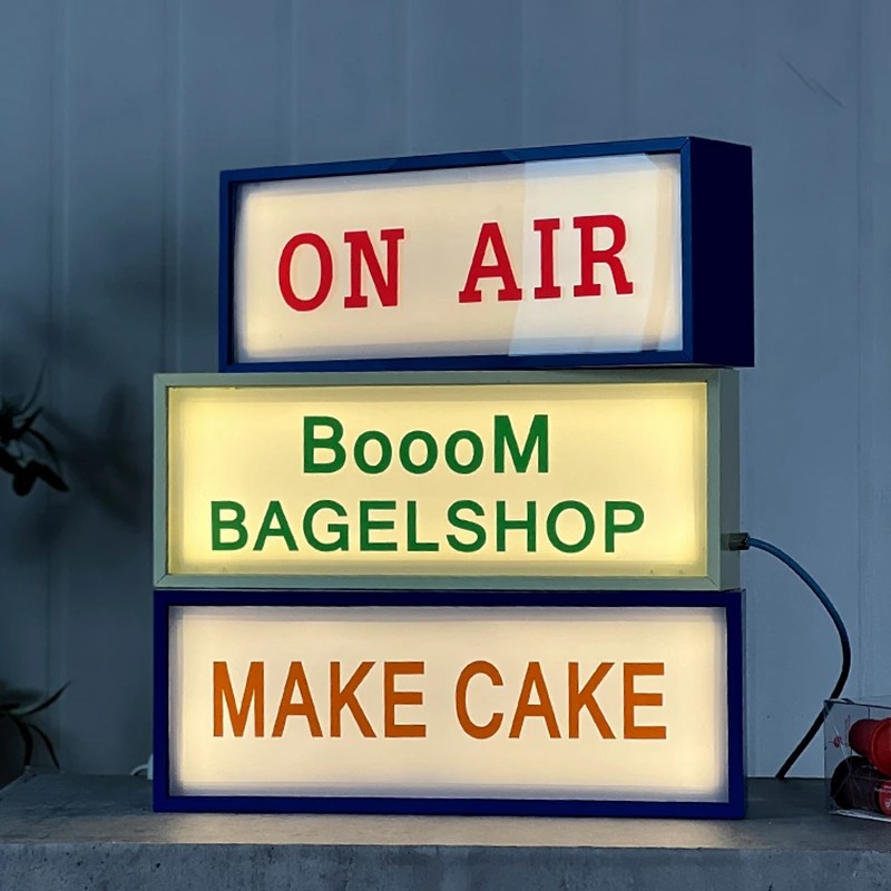 Acrylic Material With Square Irregular Shape Of Luminous Fabric LED Light Box Sign For Display Advertising