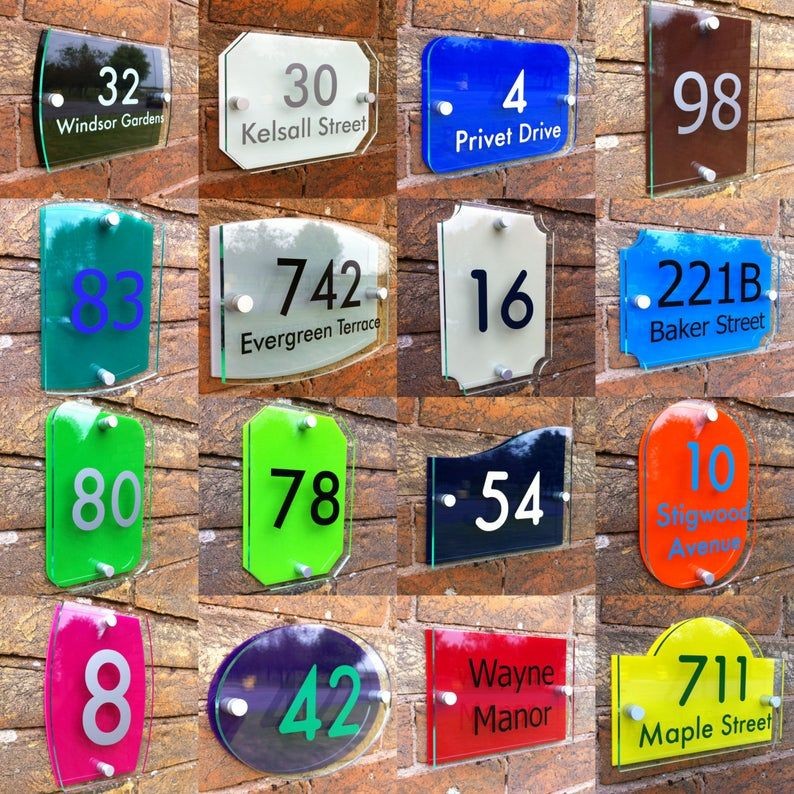 Door number, suitable for office hospital, room door number decoration