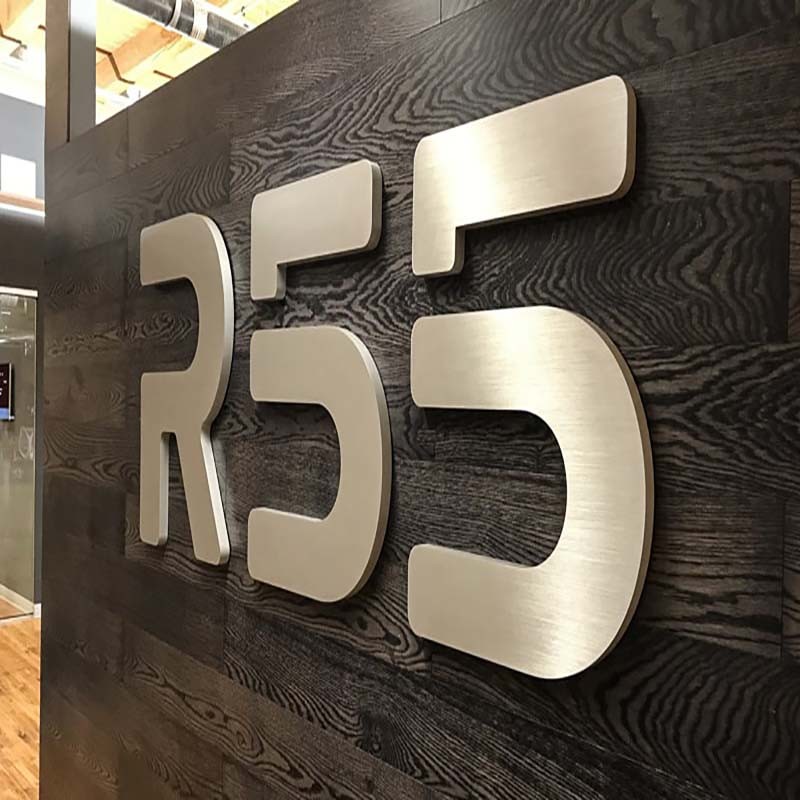 custom metal brass letters 3d logo stainless steel signage brass gold stainless steel metal letter for wall