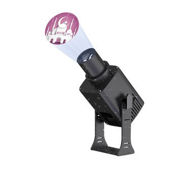 desheng 2025 indoor Commercial Advertising 15w Rotating gobo projector led Logo Floor Projector light IP20 delsun CE